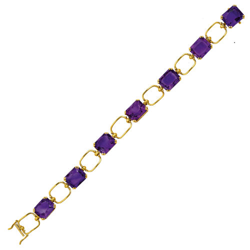 AMETHYST-BRACELET : (DOBIASCHOFSKY AUKTIONEN AG)