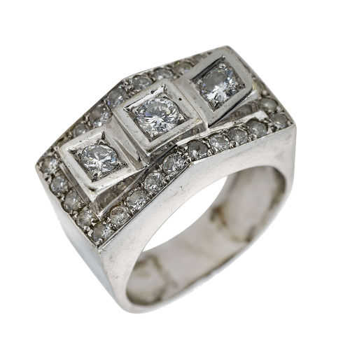 BRILLANT-RING : (DOBIASCHOFSKY AUKTIONEN AG)