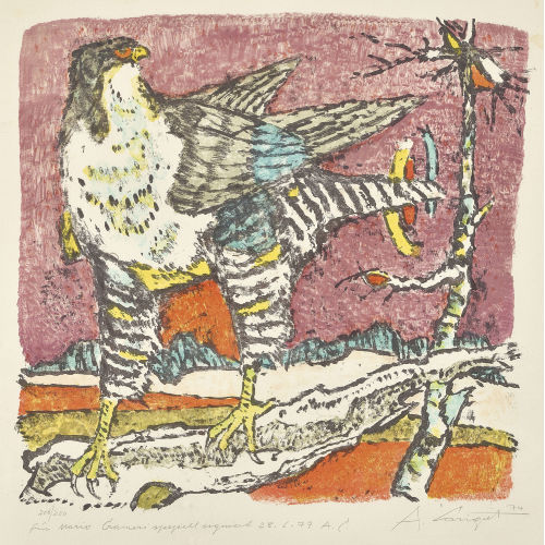 ALOIS CARIGIET : Der Falke (DOBIASCHOFSKY AUKTIONEN AG)