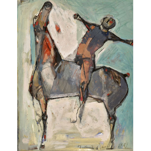 MARINO MARINI : 'Cavallo e cavaliere di profilo' (DOBIASCHOFSKY AUKTIONEN AG)
