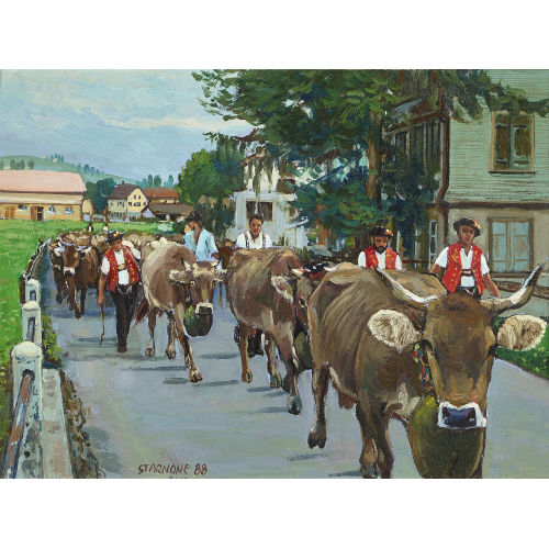FEDERICO STARNONE : Appenzeller Alpaufzug (DOBIASCHOFSKY AUKTIONEN AG)