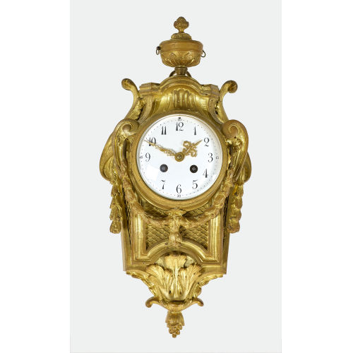 CARTEL-UHR : Stil Louis XVI, Frankreich, um 1880-1900 (DOBIASCHOFSKY AUKTIONEN AG)