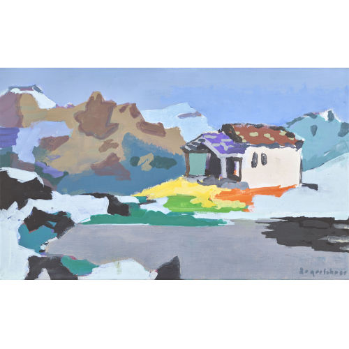 HANS JEGERLEHNER : 'Kapelle am See (Schwarzsee bei Zermatt)' (DOBIASCHOFSKY AUKTIONEN AG)