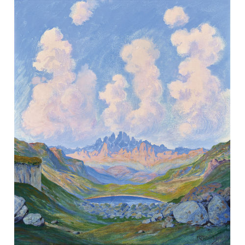 REMO PATOCCHI : 'Sinfonia in blu (Dolomiti)' (DOBIASCHOFSKY AUKTIONEN AG)