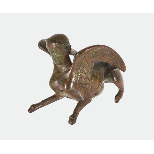 ANTIKE KUNST : Sphinx, wohl hellenistisch/r�misch, 1. Jh. v. Chr (DOBIASCHOFSKY AUKTIONEN AG)