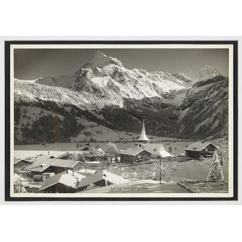 JACQUES NAEGELI : 'Gsteig mit Spitzhorn' (DOBIASCHOFSKY AUKTIONEN AG)