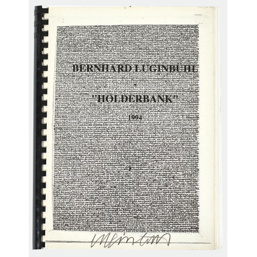 BERNHARD LUGINB�HL : 'Holderbank 1994' (DOBIASCHOFSKY AUKTIONEN AG)