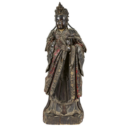 FIGUR : Ming-Dynastie, Fujian, 1607 (Wanli Periode) (DOBIASCHOFSKY AUKTIONEN AG)