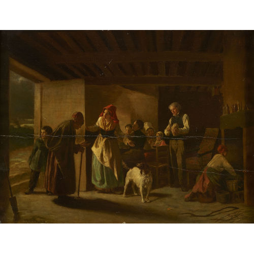 TH�OPHILE EMMANUEL DUVERGER : Die Mahlzeit (DOBIASCHOFSKY AUKTIONEN AG)