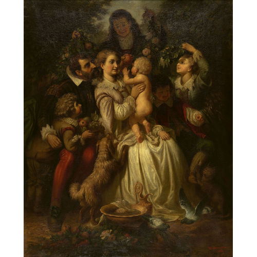 FERDINAND CARL KLIMSCH : Familienbildnis (DOBIASCHOFSKY AUKTIONEN AG)