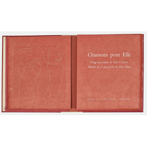 HANS ERNI : Paul Verlaine: 'Chanson pour Elle' (DOBIASCHOFSKY AUKTIONEN AG)