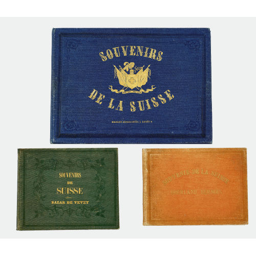 19. JH. SCHWEIZER KLEINMEISTER : Konvolut 'Souvenirs de la Suisse' (DOBIASCHOFSKY AUKTIONEN AG)