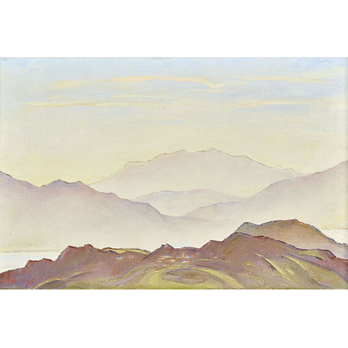 LOUIS D�RR : Blick auf die Bl�emlisalp (DOBIASCHOFSKY AUKTIONEN AG)