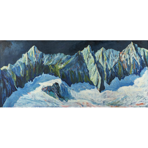 EDMUND WUNDERLICH : 'J�gih�rner (Oberwallis)' (DOBIASCHOFSKY AUKTIONEN AG)