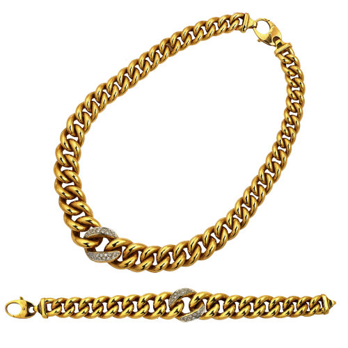 GOLD-DIAMANT-SET : Bucherer, Luzern (DOBIASCHOFSKY AUKTIONEN AG)