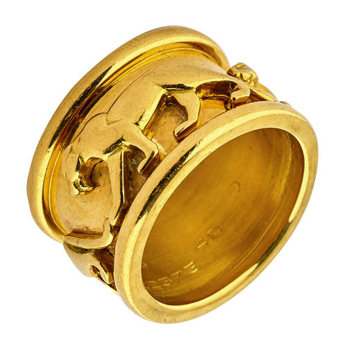 GOLD-RING : Cartier 'Panth�re', Paris (DOBIASCHOFSKY AUKTIONEN AG)