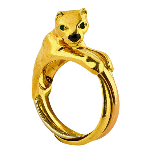 GOLD-RING : Cartier 'Panth�re Trinity', Paris (DOBIASCHOFSKY AUKTIONEN AG)