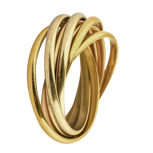 GOLD-RING : Cartier 'Trinity', Paris (DOBIASCHOFSKY AUKTIONEN AG)