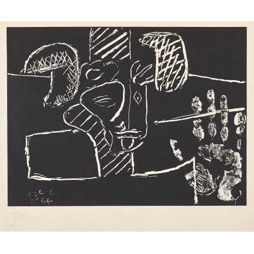 CHARLES-�DOUARD) LE CORBUSIER (EIGTL. JEANNERET : 'Main Le Corbusier, Taureau' (DOBIASCHOFSKY AUKTIONEN AG)