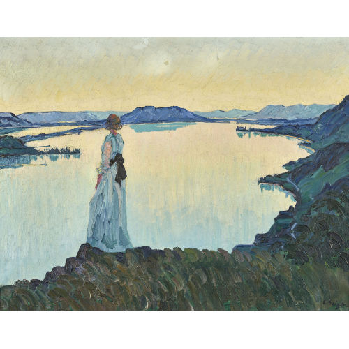 ERNST SAMUEL GEIGER : 'Abend' (DOBIASCHOFSKY AUKTIONEN AG)
