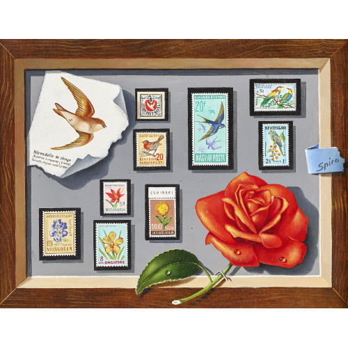 GEORGES SPIRO : Trompe-l'oeil avec estampes (DOBIASCHOFSKY AUKTIONEN AG)