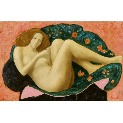 ALAIN BONNEFOIT : Femme allong�e (DOBIASCHOFSKY AUKTIONEN AG)
