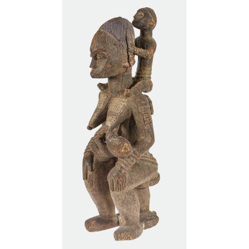 NIGERIA : Maternit� mit drei Kindern, Afo, um 1930-1940 (DOBIASCHOFSKY AUKTIONEN AG)