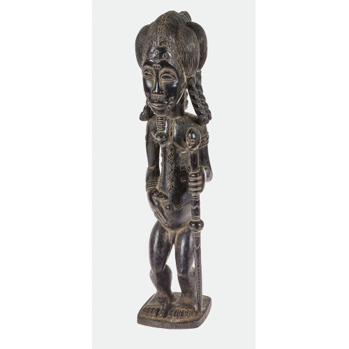 ELFENBEINK�STE : F�rstenfigur, Baule, um 1920 (DOBIASCHOFSKY AUKTIONEN AG)
