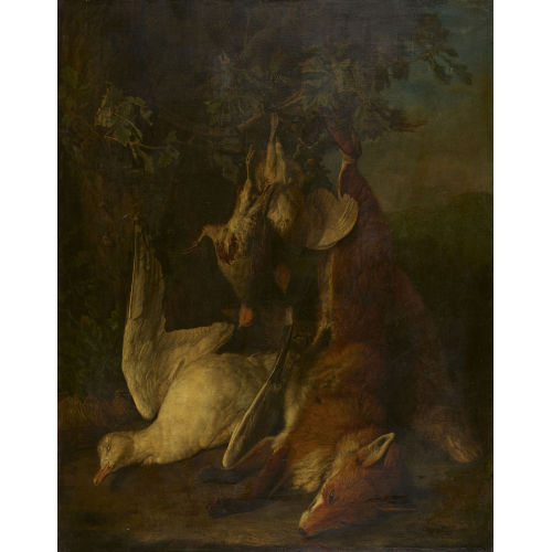 PIETER ANDREAS RIJSBRACK : Jagdstillleben (DOBIASCHOFSKY AUKTIONEN AG)