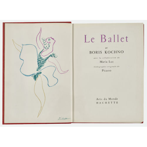 PABLO PICASSO : 'Le Ballet en France du quinzi�me si�cle � nos jours' (DOBIASCHOFSKY AUKTIONEN AG)