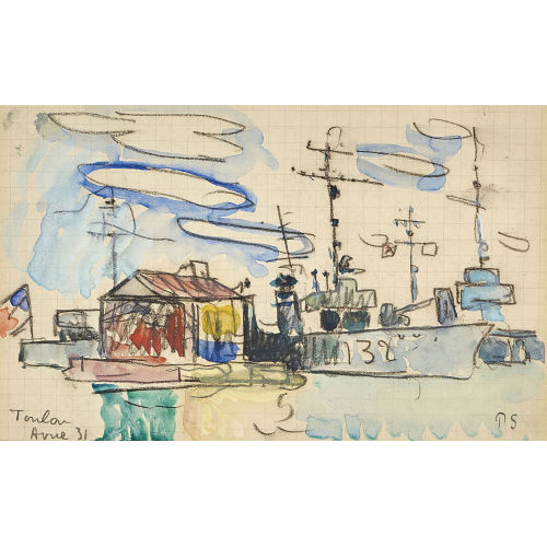 PAUL SIGNAC : 'Toulon' (DOBIASCHOFSKY AUKTIONEN AG)