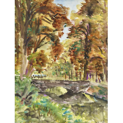 PAUL CAMENISCH : Waldlandschaft (DOBIASCHOFSKY AUKTIONEN AG)
