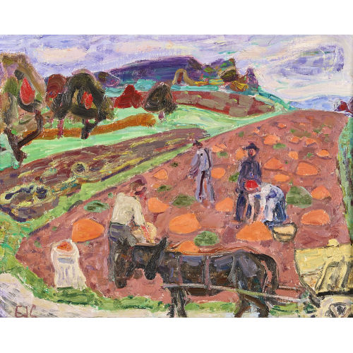 EDUARD GUBLER : 'R�benernte' (DOBIASCHOFSKY AUKTIONEN AG)