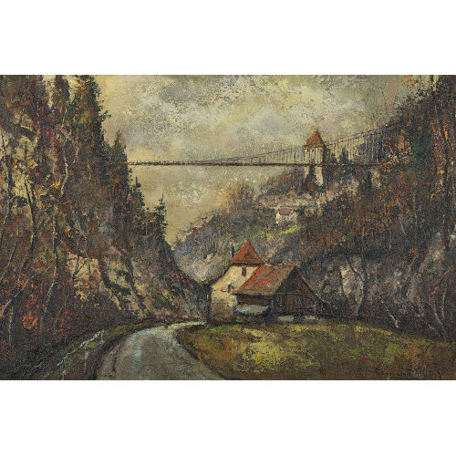 MAX CL�MENT : Grand Pont de Fribourg (DOBIASCHOFSKY AUKTIONEN AG)