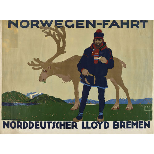 OTTO AMTSBERG : 'Norwegen-Fahrt' (DOBIASCHOFSKY AUKTIONEN AG)