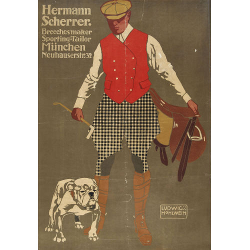 LUDWIG HOHLWEIN : 'Hermann Scherrer Breechesmaker Sporting-Tailor M�nchen' (DOBIASCHOFSKY AUKTIONEN AG)