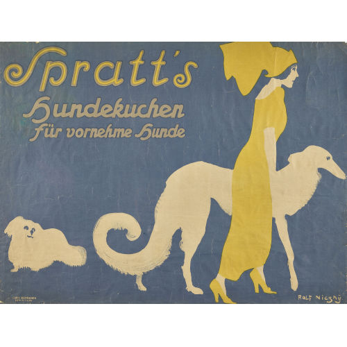 ROLF NICZKY : 'Spratt's Hundekuchen f�r vornehme Hunde' (DOBIASCHOFSKY AUKTIONEN AG)