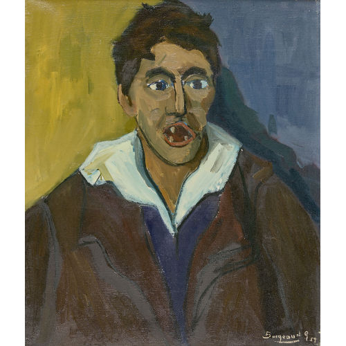 GEORGES BORGEAUD : 'Autoportrait' (DOBIASCHOFSKY AUKTIONEN AG)