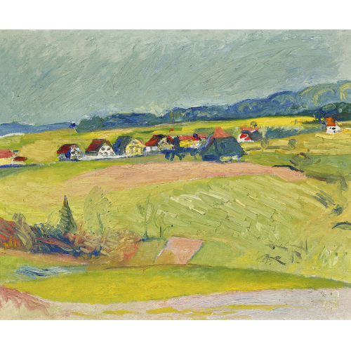 CUNO AMIET : Schneeschmelze auf der Oschwand (DOBIASCHOFSKY AUKTIONEN AG)
