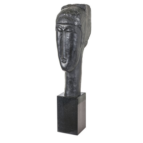 AMEDEO MODIGLIANI : 'T�te de jeune fille � la frange' (DOBIASCHOFSKY AUKTIONEN AG)