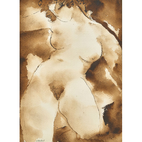GUSTAVE BUCHET : Femme nue (DOBIASCHOFSKY AUKTIONEN AG)