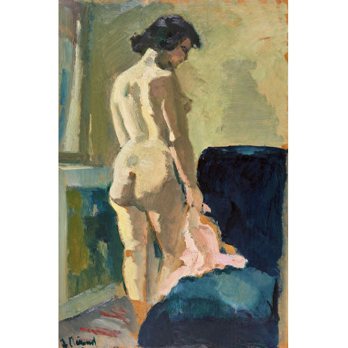 CHARLES CL�MENT : Stehender weiblicher R�ckenakt (DOBIASCHOFSKY AUKTIONEN AG)