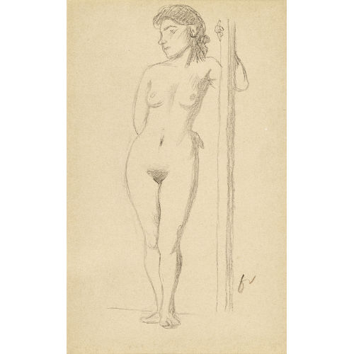 F�LIX VALLOTTON : 'Nu debout, appuy�' (DOBIASCHOFSKY AUKTIONEN AG)