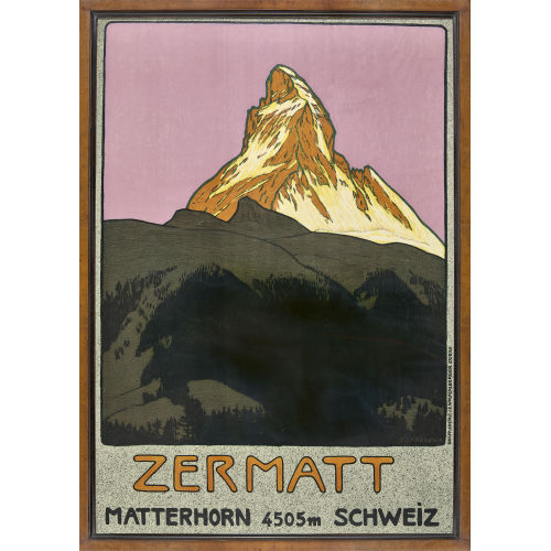 EMIL CARDINAUX : 'Zermatt Matterhorn' (DOBIASCHOFSKY AUKTIONEN AG)