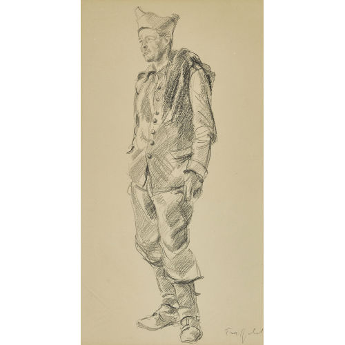 FRIEDRICH TRAFFELET : Schweizer Soldat (DOBIASCHOFSKY AUKTIONEN AG)