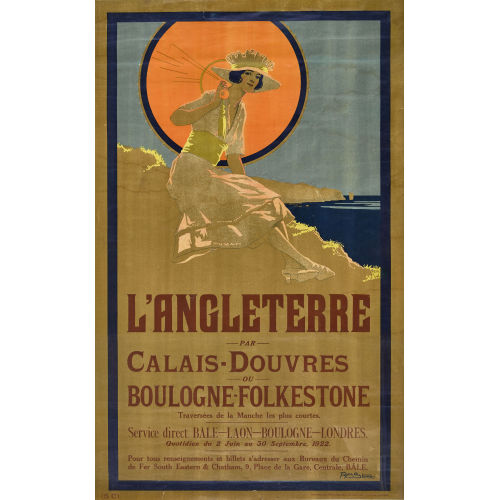 R.A. STONE : 'L'Angleterre par Calais-Douvres...' (DOBIASCHOFSKY AUKTIONEN AG)