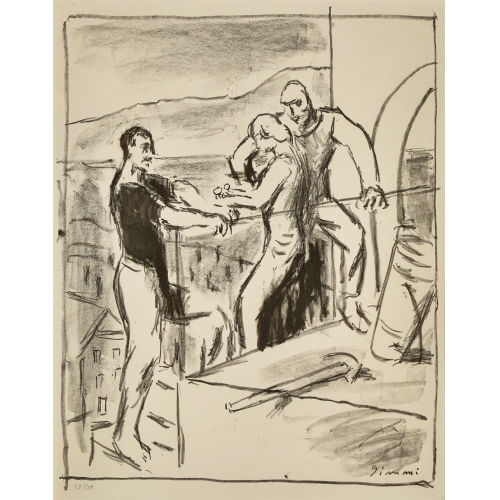 WILHELM GIMMI : Die Rastenden (DOBIASCHOFSKY AUKTIONEN AG)