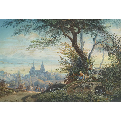 EMANUEL LABHARDT : 'Lausanne' (DOBIASCHOFSKY AUKTIONEN AG)