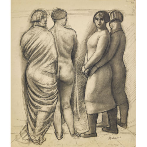 FRAN�OIS �MILE BARRAUD : Quatre femmes (DOBIASCHOFSKY AUKTIONEN AG)