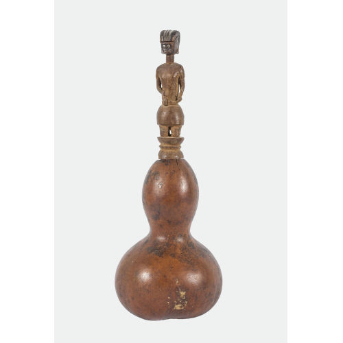 TANSANIA : Kalebasse mit Aufsatz, Zaramo/Kwere (DOBIASCHOFSKY AUKTIONEN AG)